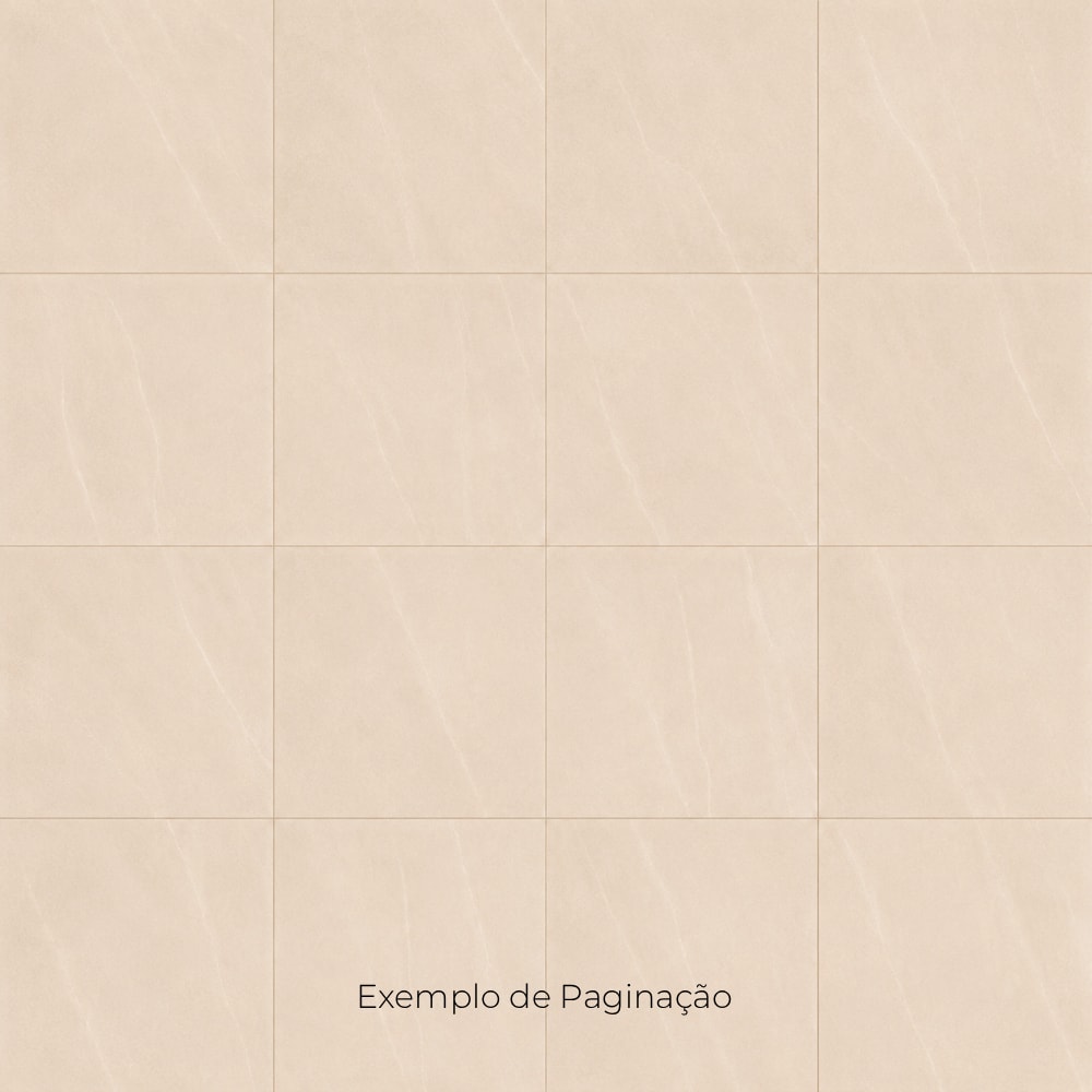 Porcelanato Acetinado Castelli 90x90cm Basalto Beige Retificado - 900743