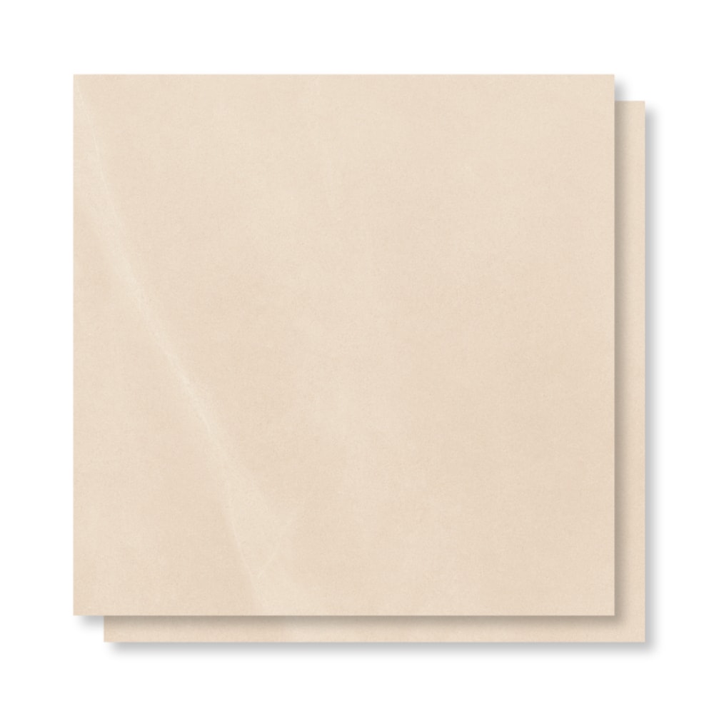 Porcelanato Acetinado Castelli 90x90cm Basalto Beige Retificado - 900743
