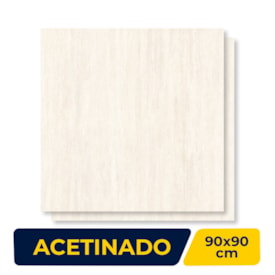 Porcelanato Acetinado Castelli 90x90cm Travertino Bali Satiny Retificado - 900750