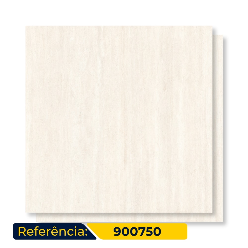 Porcelanato Acetinado Castelli 90x90cm Travertino Bali Satiny Retificado - 900750