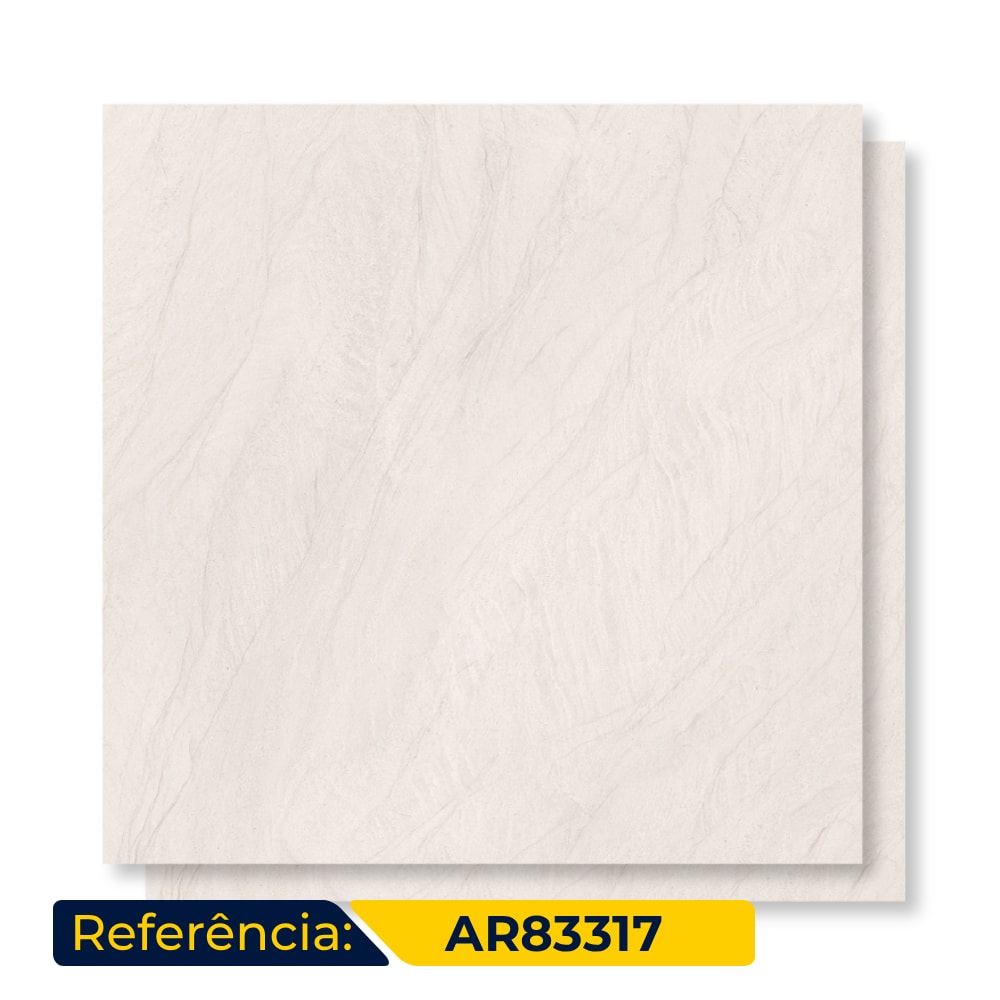 Porcelanato Acetinado Damme 83x83cm Pietra Serena Retificado - AR83317