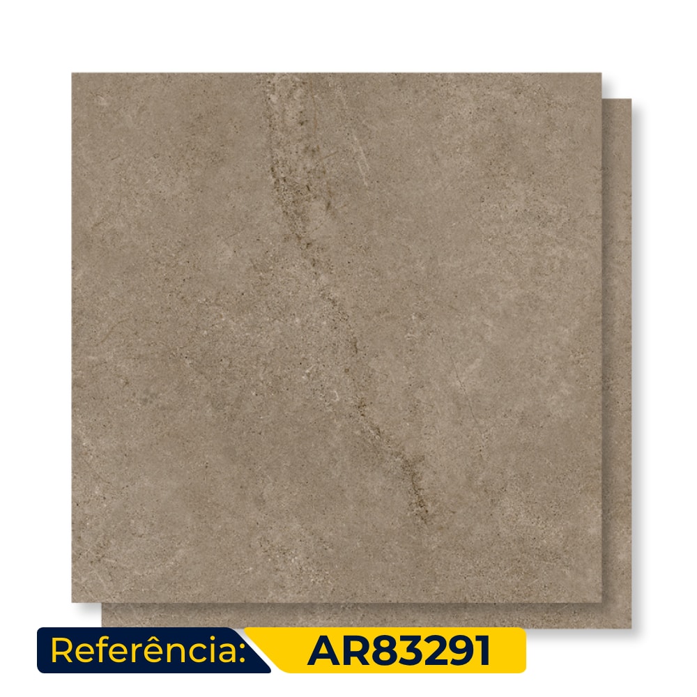 Porcelanato Acetinado Damme 83x83cm Venezia Noce Retificado - AR83291
