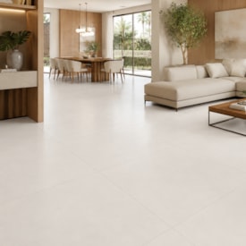 Porcelanato Acetinado Damme 83x83cm York Bianco Retificado - AR83190