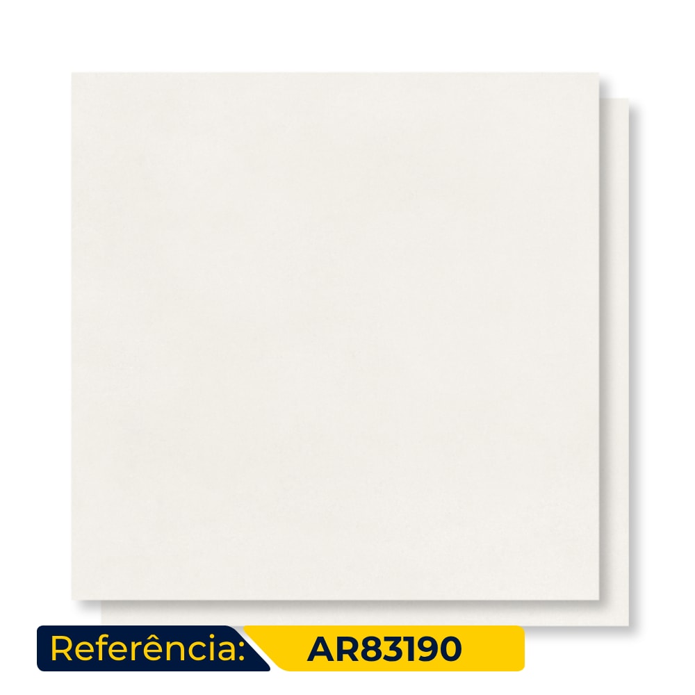 Porcelanato Acetinado Damme 83x83cm York Bianco Retificado - AR83190