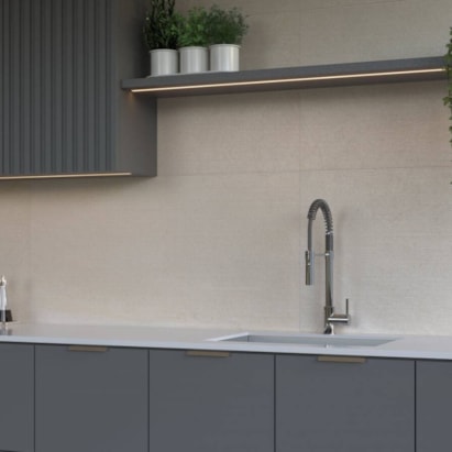 Porcelanato Acetinado Decortiles 60x120cm Atins Bamboo Shell Retificado - 8055972