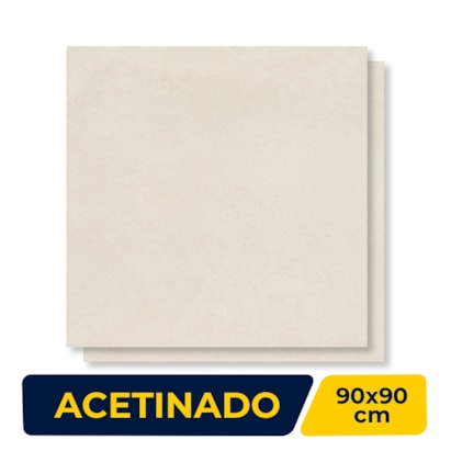 Porcelanato Acetinado Decortiles 90x90cm Atins Shell Retificado - 8069364