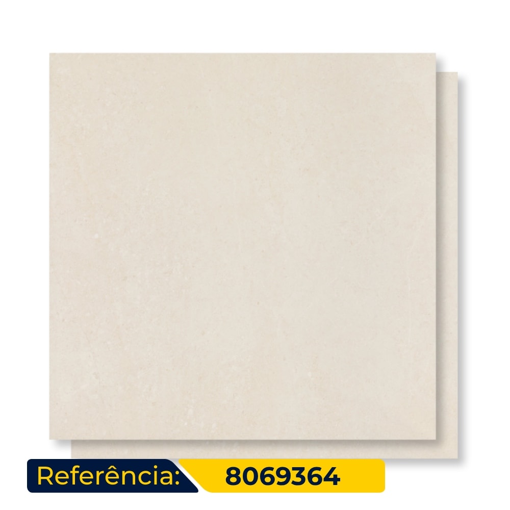 Porcelanato Acetinado Decortiles 90x90cm Atins Shell Retificado - 8069364