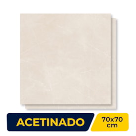 Porcelanato Acetinado Delta 70x70cm Robledo Nude Retificado - 3164