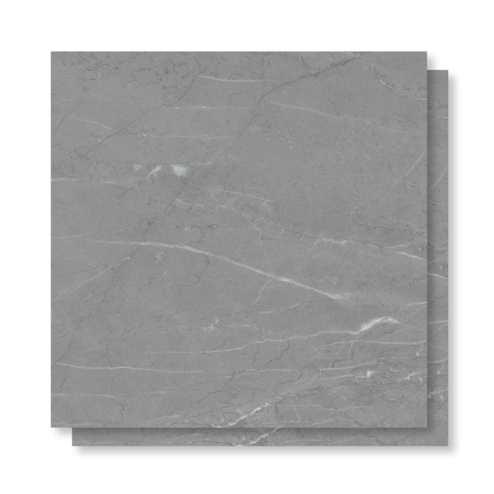 Porcelanato Acetinado Delta 90x90cm Armani Grigio Retificado - 3004