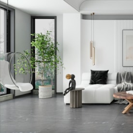 Porcelanato Acetinado Delta 90x90cm Armani Grigio Retificado - 3004