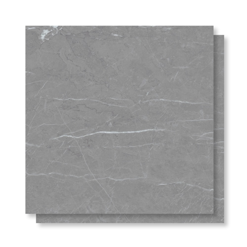 Porcelanato Acetinado Delta 90x90cm Armani Grigio Retificado - 3004