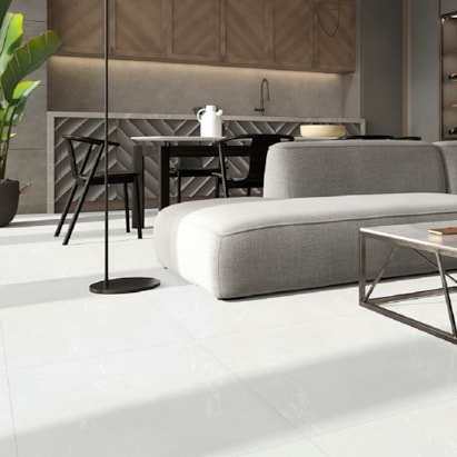 Porcelanato Acetinado Delta 90x90cm Mont Blanc Retificado - 2915