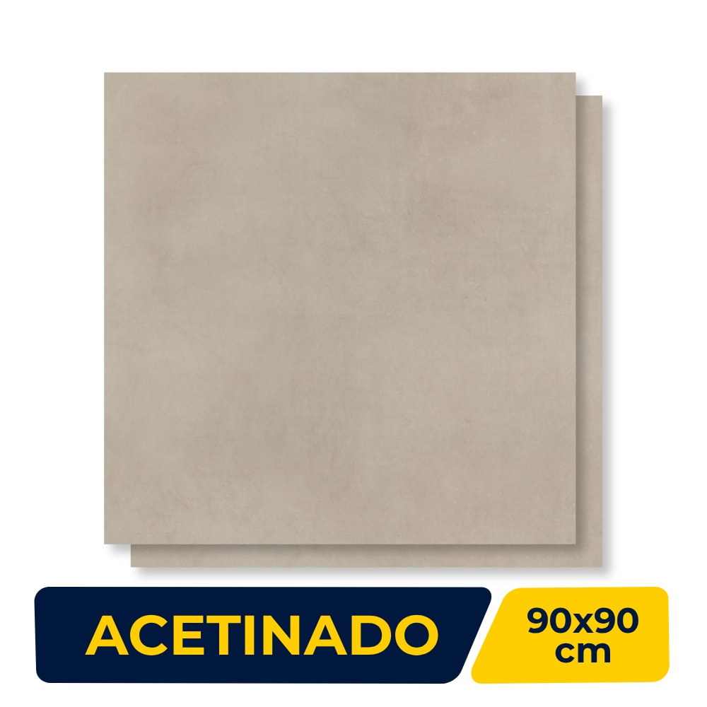 Porcelanato Acetinado Eliane 90x90cm Munari Cimento Retificado - 8068231