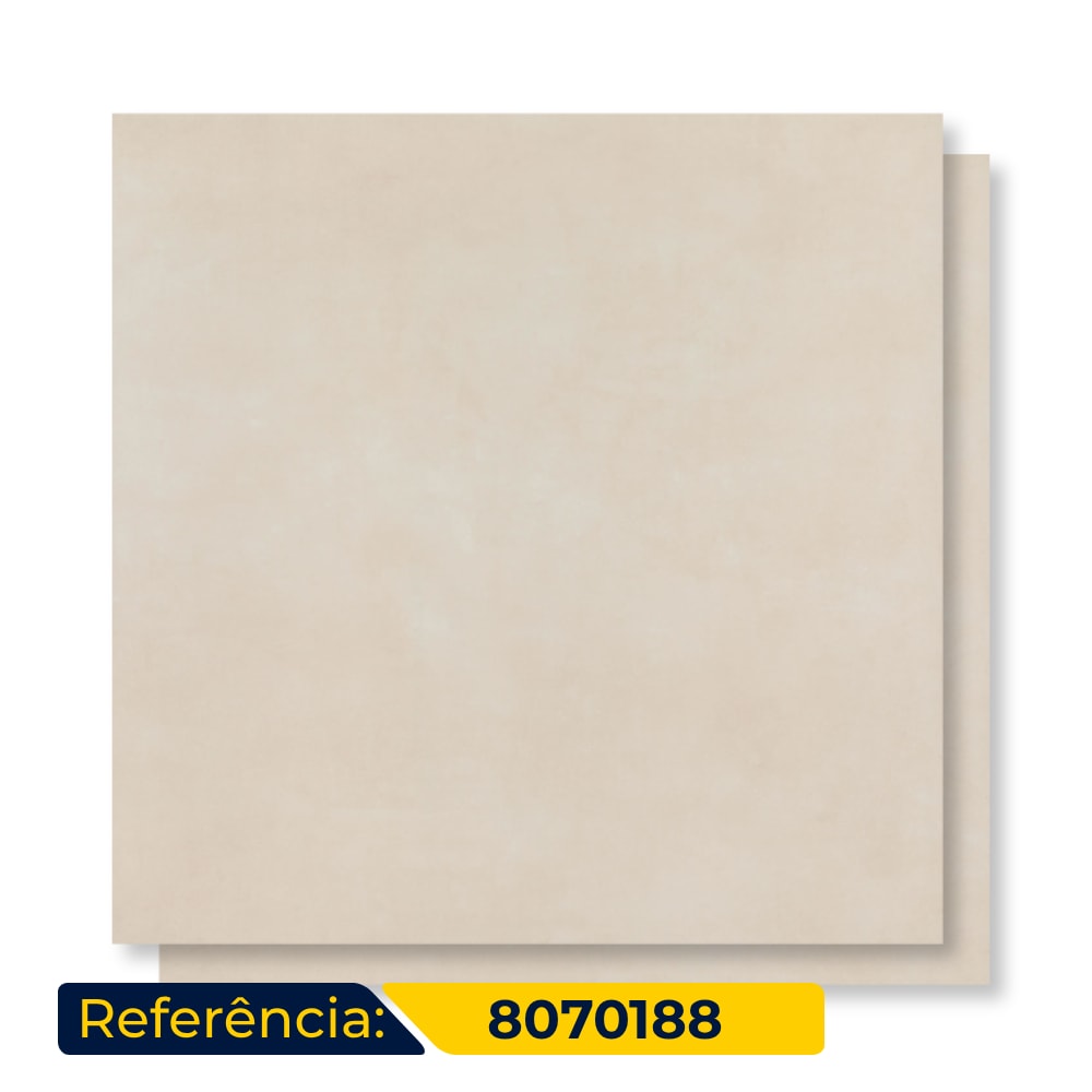 Porcelanato Acetinado Eliane 90x90cm Munari Marfim Retificado - 8070188