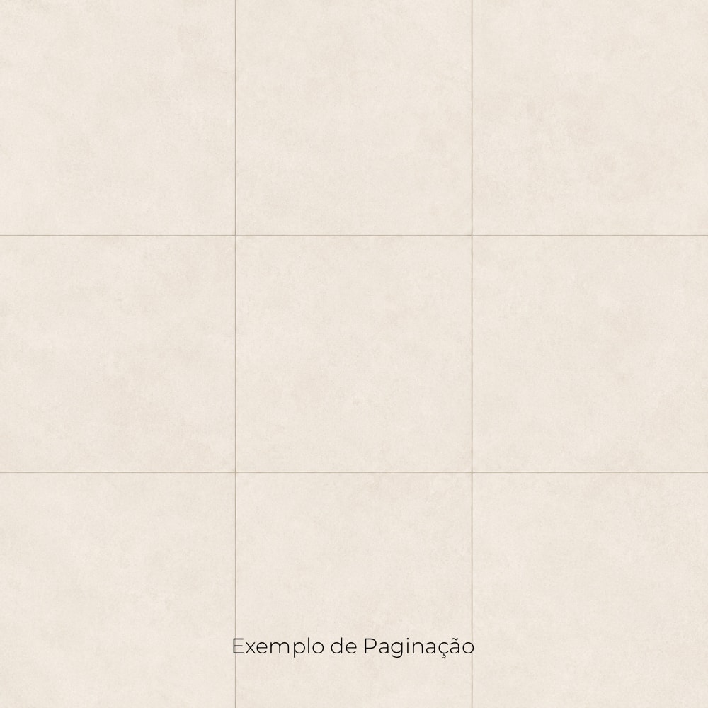 Porcelanato Acetinado Embramaco 100x100cm Berlin Off White Satiny Retificado - VUE10001