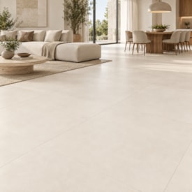 Porcelanato Acetinado Embramaco 100x100cm Berlin Off White Satiny Retificado - VUE10001
