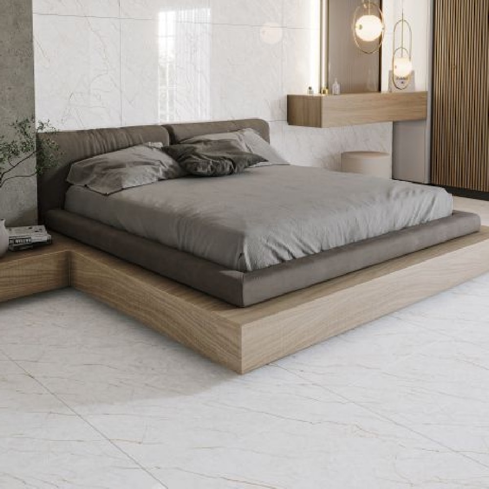 Porcelanato Acetinado Gaudi 81x81cm Aurum Ice Endless Retificado - 86881