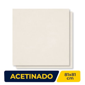 Porcelanato Acetinado Gaudi 81x81cm Broadway Ivory Retificado - 86891