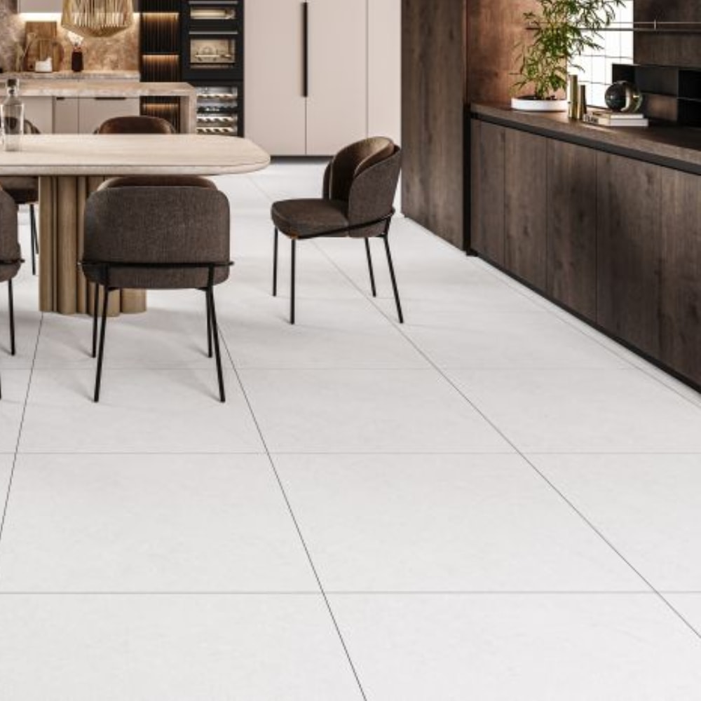 Porcelanato Acetinado Gaudi 81x81cm Majestic White Retificado - 84411