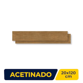 Porcelanato Acetinado Incepa 20x120cm Assoalho Savana Retificado - INC08FG0014