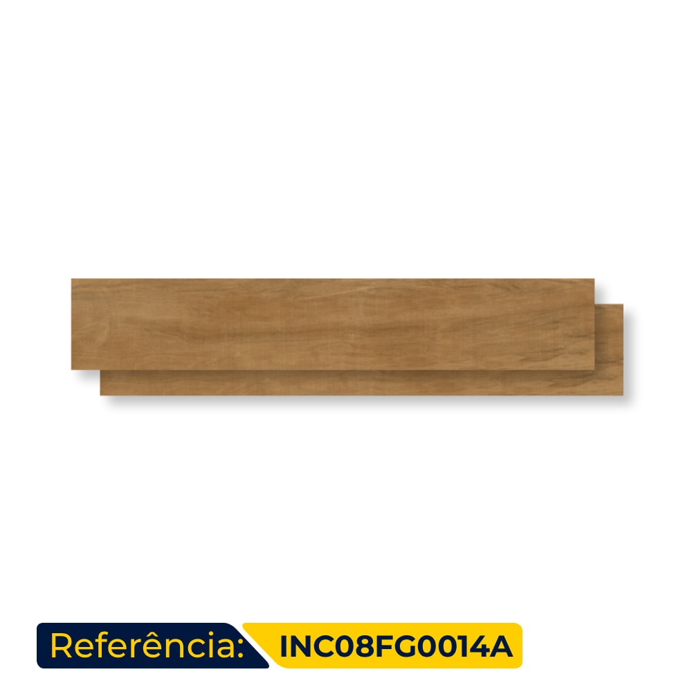 Porcelanato Acetinado Incepa 20x120cm Assoalho Savana Retificado - INC08FG0014