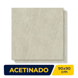 Porcelanato Acetinado Incepa 90x90cm Natura Pérola Retificado - INC04DI0023