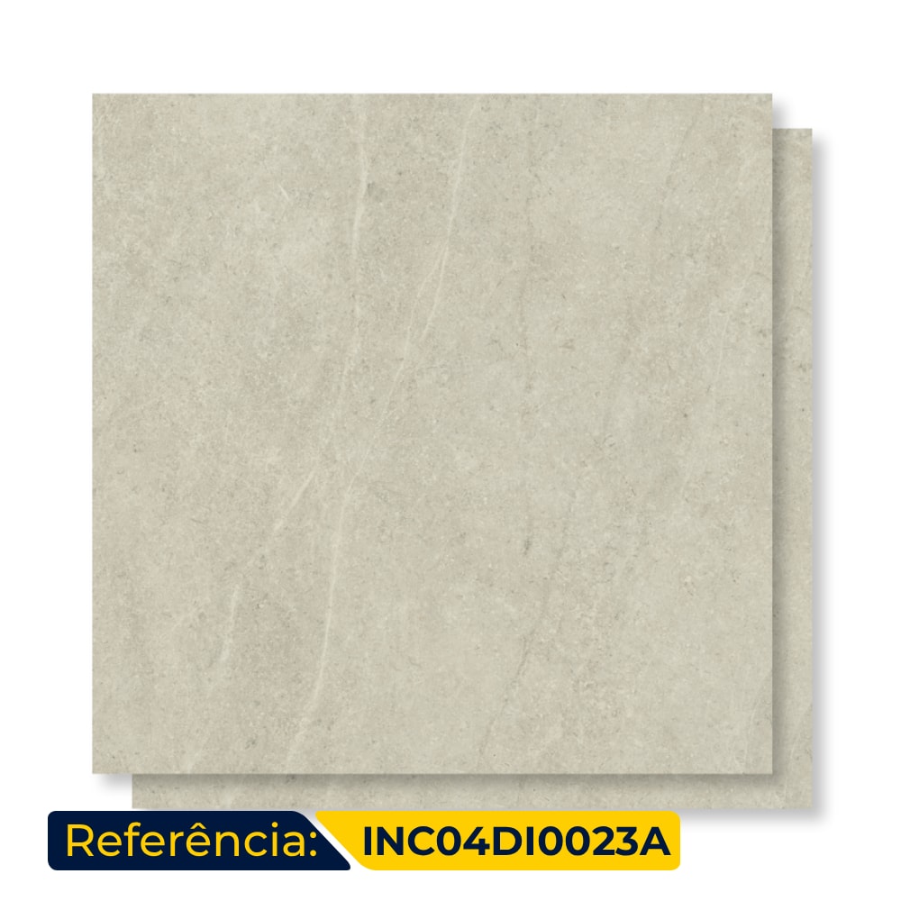 Porcelanato Acetinado Incepa 90x90cm Natura Pérola Retificado - INC04DI0023