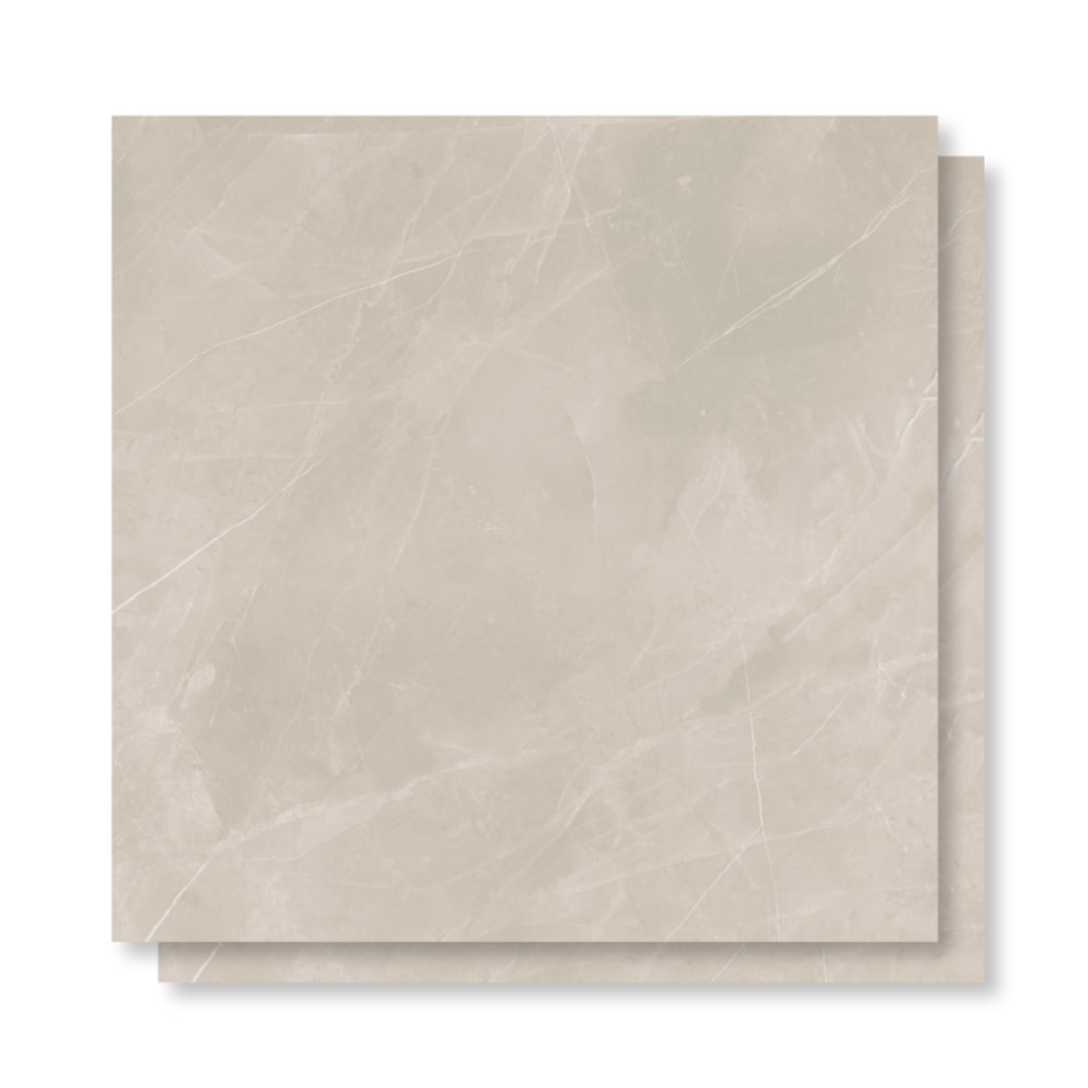 Porcelanato Acetinado Incepa 90x90cm Ortiz Bege Retificado - INC04DI0030