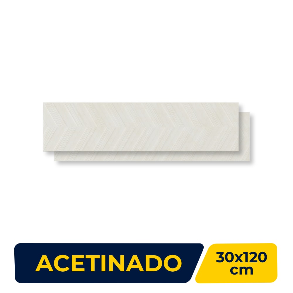 Porcelanato Acetinado Portinari 30x120cm York Decor Wh Retificado - 62561