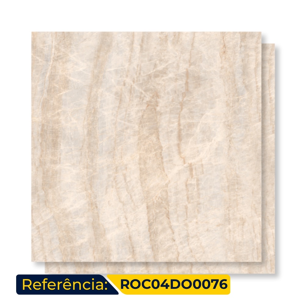 Porcelanato Acetinado Roca 120x120cm Taj Mahal Retificado - ROC04DO0076