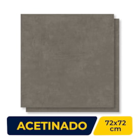 Porcelanato Acetinado Viarosa 72x72 Metropole Black Retificado - AR72137