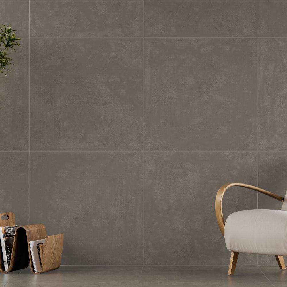 Porcelanato Acetinado Viarosa 72x72 Metropole Black Retificado - AR72137