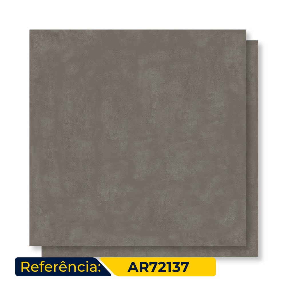 Porcelanato Acetinado Viarosa 72x72 Metropole Black Retificado - AR72137