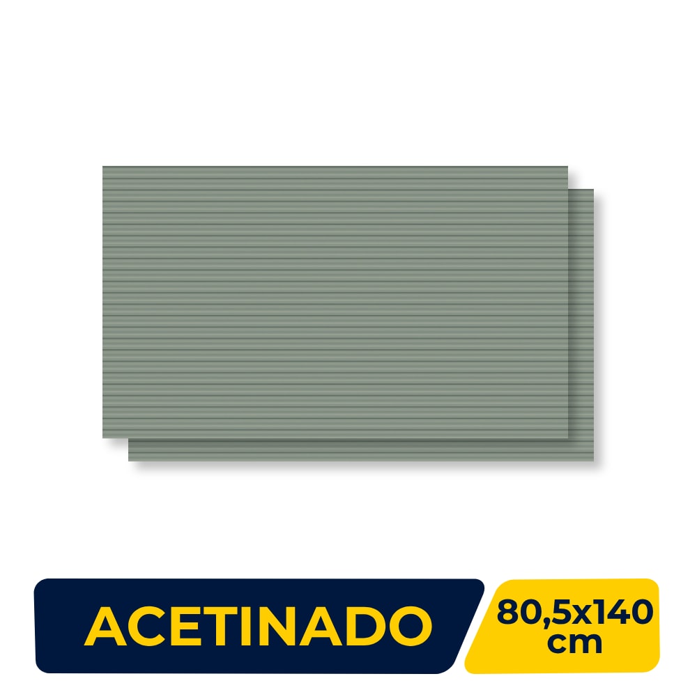 Porcelanato Acetinado Villagres 80,5x140cm Dolce Menta Retificado - 800048