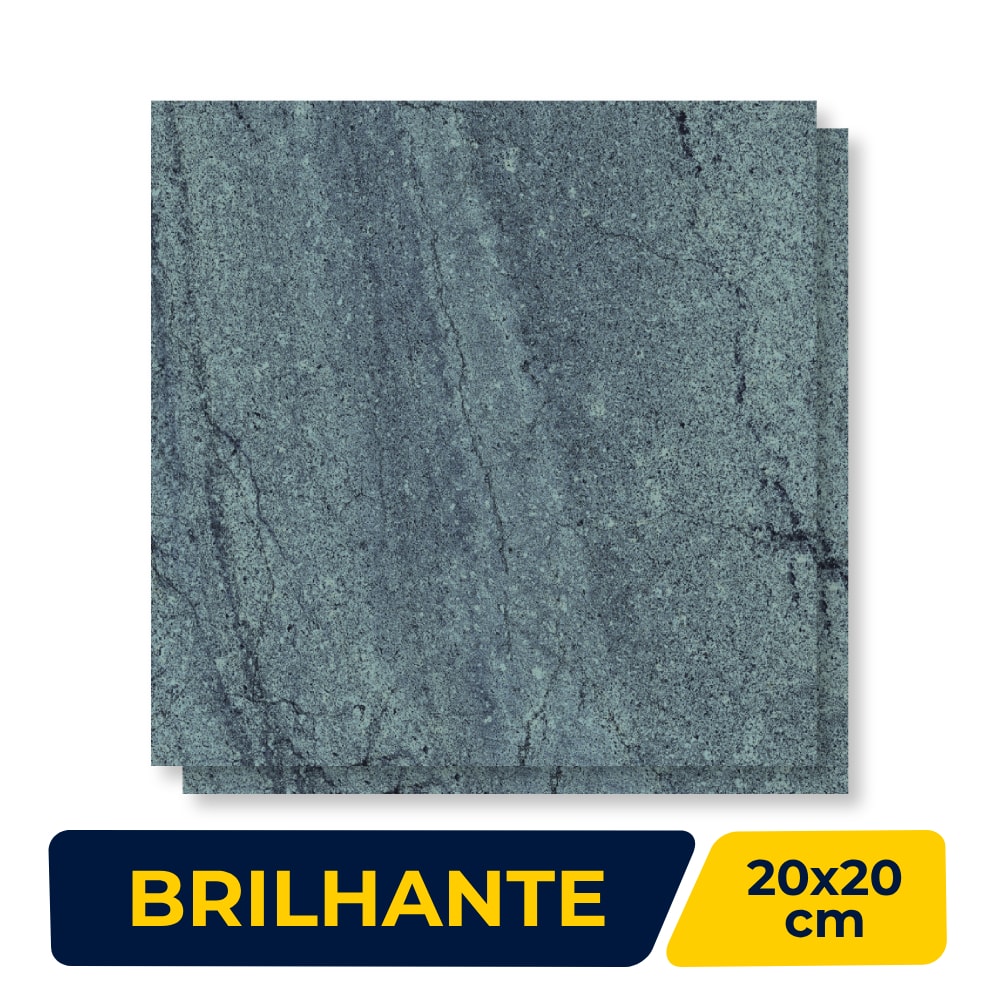 Porcelanato Brilhante 20x20cm Caixa 1,01m² Portinari Pacific BL Lux Bold - 60534