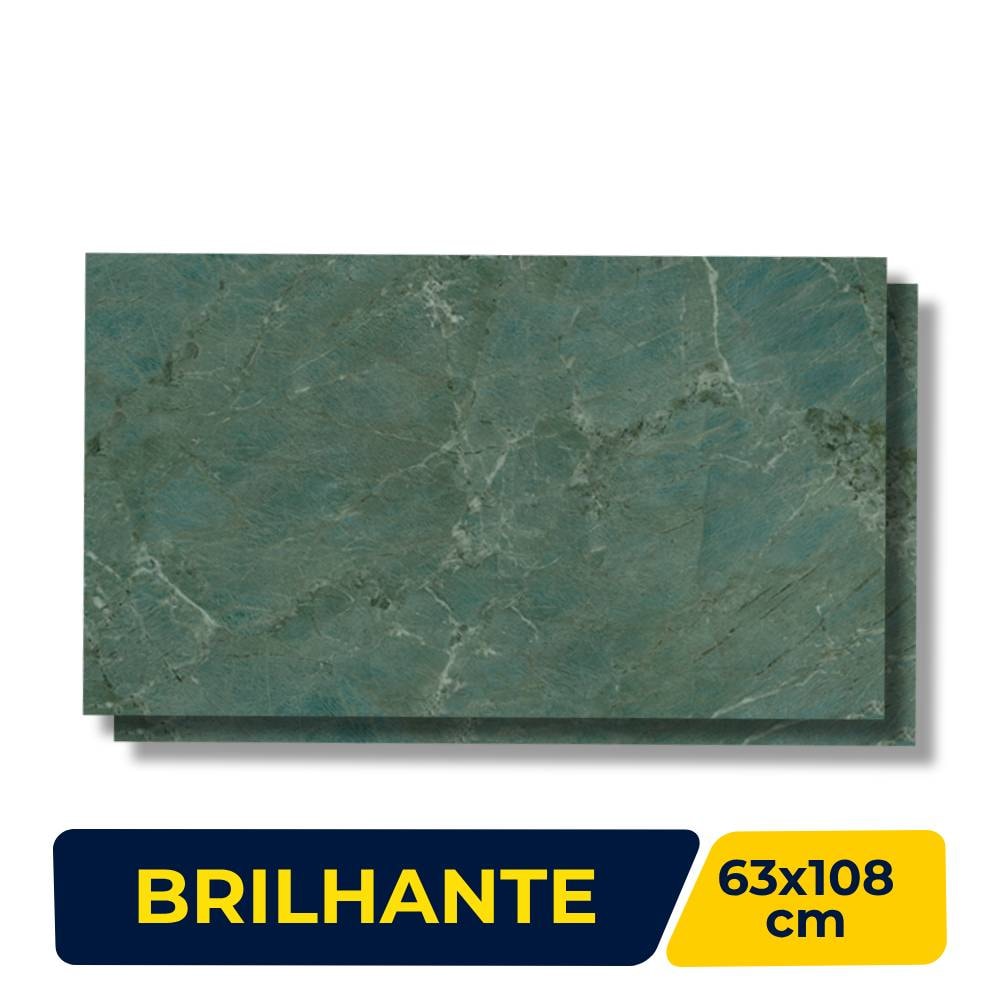 Porcelanato Brilhante 63x108cm Caixa 2,03m² Villagres Marbella Retificado - 630053