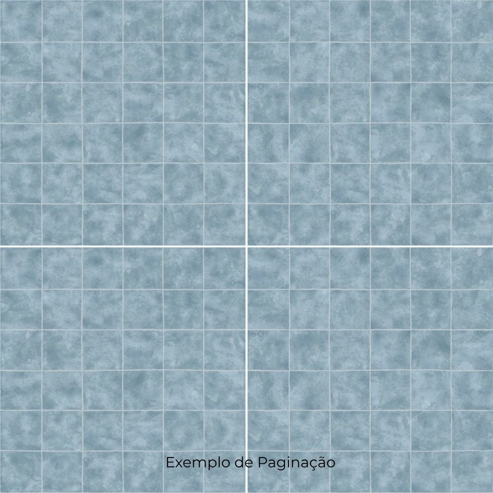 Porcelanato Brilhante 72x72cm Caixa 2,59m² ViaRosa Aquarela Blue Retificado - BR721117