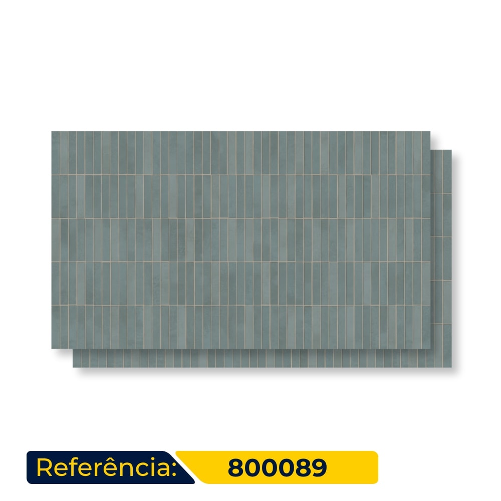 Porcelanato Brilhante Villagres 80,5x140cm Paraíso Safira Retificado - 800089