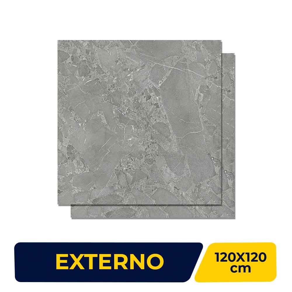 Porcelanato Externo 120x120cm Caixa 2,85m² Roca Arcano Retificado - ROC04DO0021