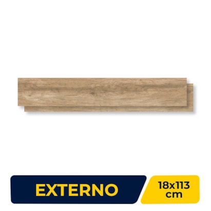 Porcelanato Externo 18x113cm Caixa 1,98m² Savane Rovere Antico Retificado - 18111671