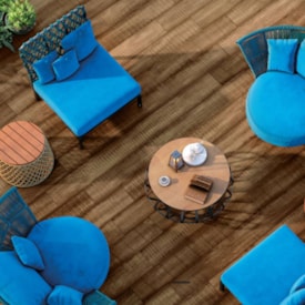 Porcelanato Externo 20x141,5cm Caixa 1,42m² Villagres Madero Jatoba Retificado - 200017