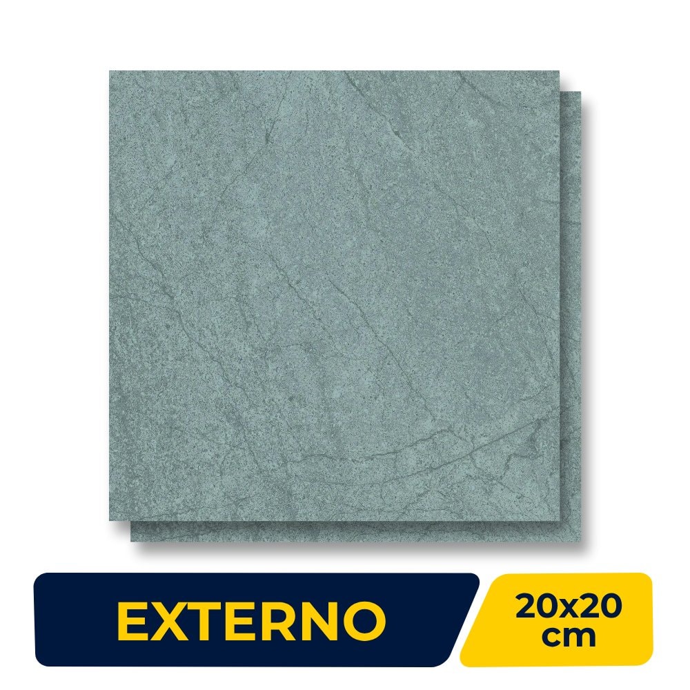 Porcelanato Externo 20x20cm Caixa 1,01m² Pacific Sbl Hard Bold - 62614