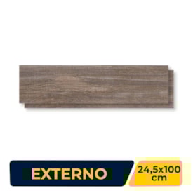 Porcelanato Externo 24,5x100cm Caixa 2,20m² Villagres Baobá Retificado - 24076