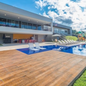 Porcelanato Externo 24,5X100cm Caixa 2,20m² Villagres Madero Jatobá Retificado - 2481