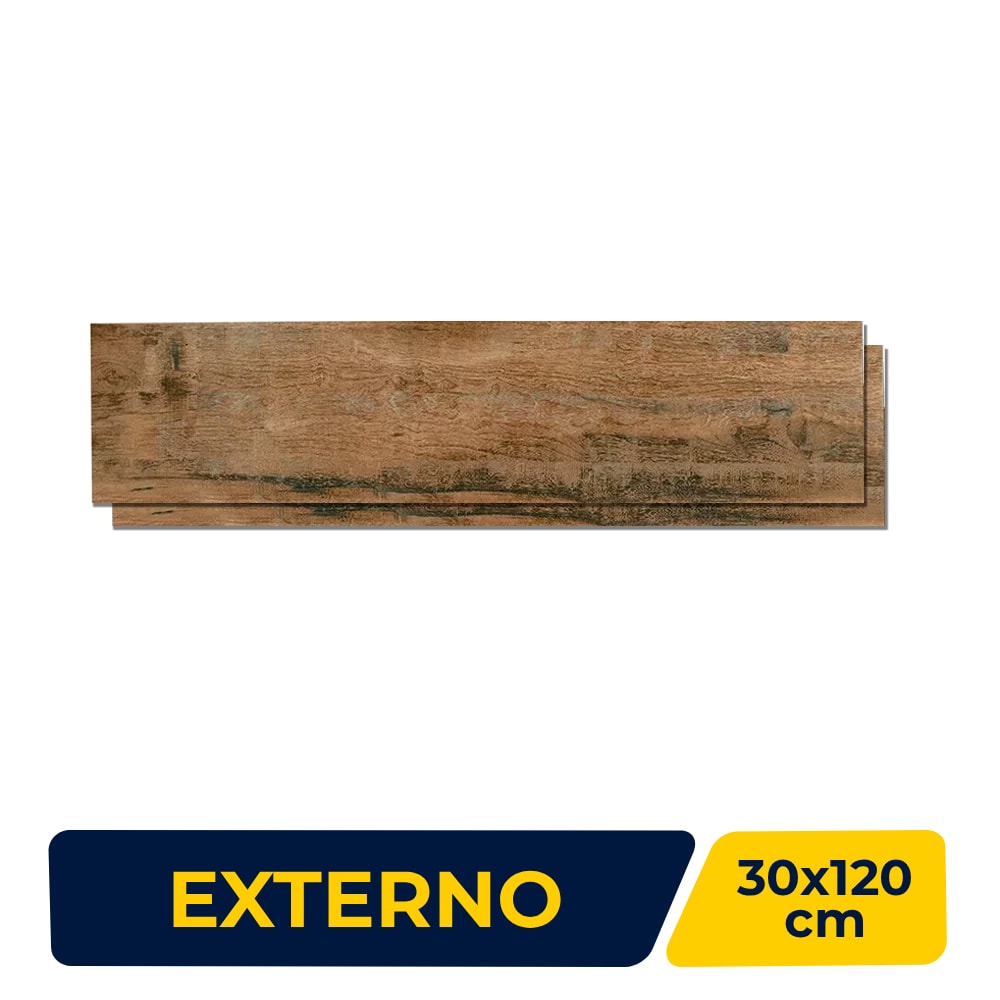 Porcelanato Externo 30x120cm Caixa 1,03m² Ceusa Demolição Retificado - 5008140