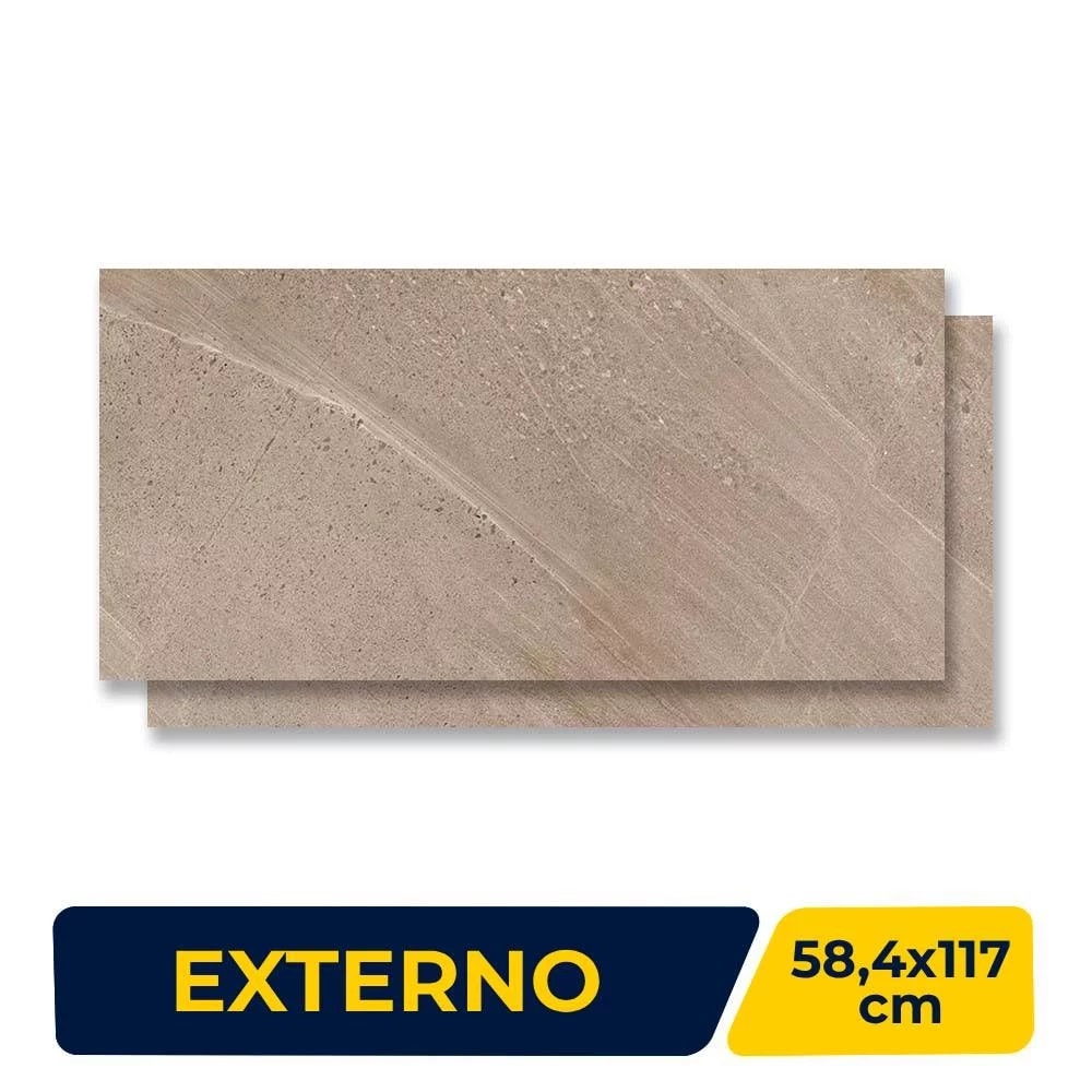 Porcelanato Externo 58,4x117cm Caixa 1,37m² Portinari Serena HD NO Hard Retificado - 6057074
