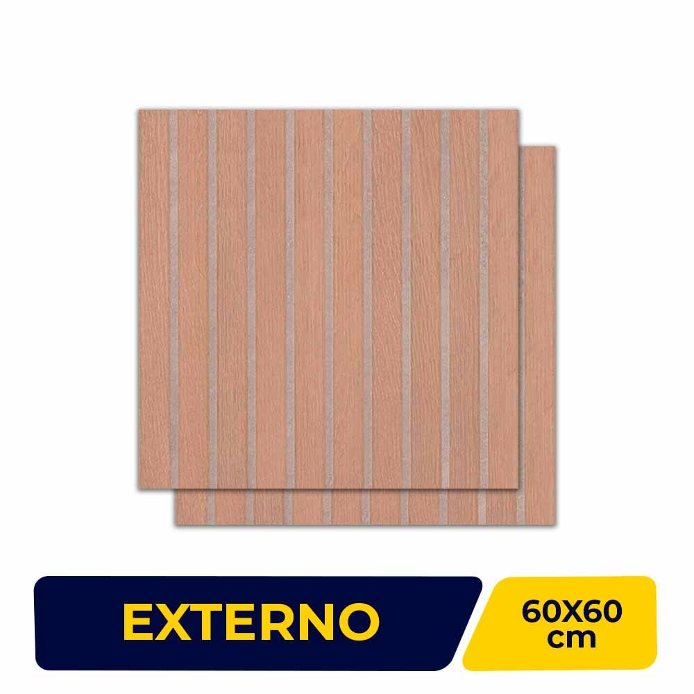 Porcelanato Externo 60x60cm Caixa 1,46cm Portobello Deck Zefiro - 202649E