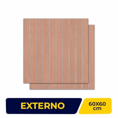 Porcelanato Externo 60x60cm Caixa 1,46m² Portobello Deck Zefiro Bold - 202649E
