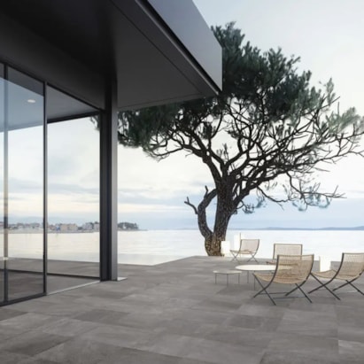 Porcelanato Externo 61x61cm Caixa 2,23m² Gaudi Kotel Titanio Retificado - 80511