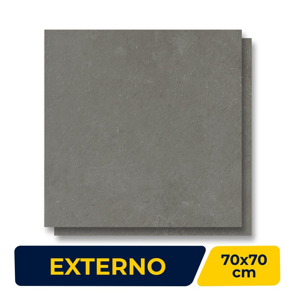 Porcelanato Externo 70x70cm Caixa 2,44m² Delta Arpoador Bloc Touch Retificado - 2461